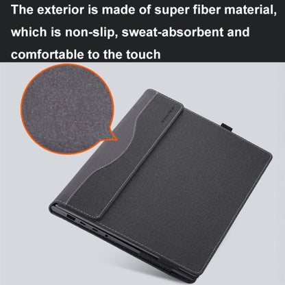 Leather Laptop Shockproof Protective Case, For HP Spectre X360 13 inch 13-ae / 13-ap, For HP Envy X360 13 inch 13-bf / 13t-bf, For HP Spectre X360 14 inch 14-ea / 14-ef, For HP Envy Laptop 14 inch 14t-eb / 14-eb, For HP Envy 16 inch 16-h               ...
