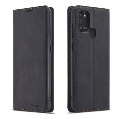 Forwenw Dream Series Oil Edge Strong Magnetism Horizontal Flip Leather Case with Holder & Card Slots & Wallet & Photo Frame, For Samsung Galaxy A21s, For Samsung Galaxy Note20, For Samsung Galaxy Note20 Ultra, For Xiaomi Redmi Note 9