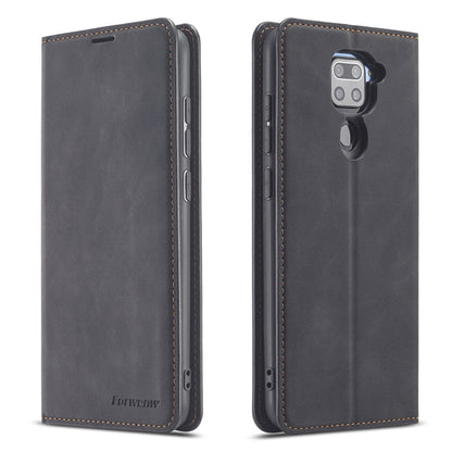 Forwenw Dream Series Oil Edge Strong Magnetism Horizontal Flip Leather Case with Holder & Card Slots & Wallet & Photo Frame, For Samsung Galaxy A21s, For Samsung Galaxy Note20, For Samsung Galaxy Note20 Ultra, For Xiaomi Redmi Note 9