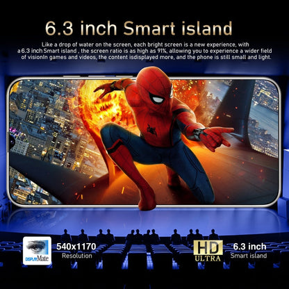 SDT89 / S24 Ultra, 6.3 inch Screen, Face Identification, Android 10.0 MTK6737 Quad Core, Network: 4G, Dual SIM, 2GB+16GB
