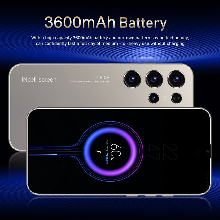 SDT89 / S24 Ultra, 6.3 inch Screen, Face Identification, Android 10.0 MTK6737 Quad Core, Network: 4G, Dual SIM, 2GB+16GB