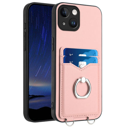 R20 Ring Card Holder Phone Case, For iPhone SE 2022 / SE 2020 / 8, For iPhone 13 Pro Max, For iPhone 13 Pro, For iPhone 13