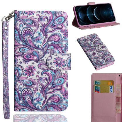 3D Painting Pattern Horizontal Flip TPU + PU Leather Case with Holder & Card Slots & Wallet, For iPhone 12 Pro Max, For Xiaomi Redmi 9