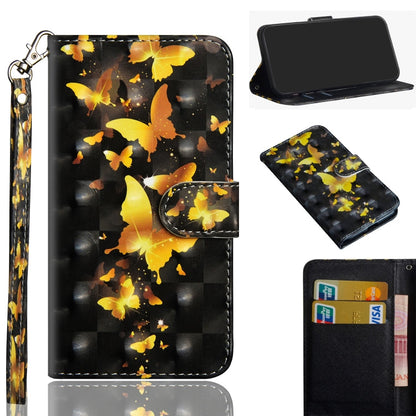 3D Painting Pattern Horizontal Flip TPU + PU Leather Case with Holder & Card Slots & Wallet, For iPhone 12 Pro Max, For Xiaomi Redmi 9