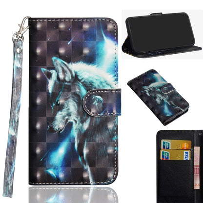 3D Painting Pattern Horizontal Flip TPU + PU Leather Case with Holder & Card Slots & Wallet, For iPhone 12 Pro Max, For Xiaomi Redmi 9