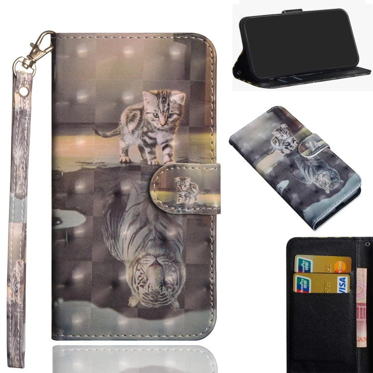 3D Painting Pattern Horizontal Flip TPU + PU Leather Case with Holder & Card Slots & Wallet, For iPhone 12 Pro Max, For Xiaomi Redmi 9
