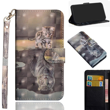 3D Painting Pattern Horizontal Flip TPU + PU Leather Case with Holder & Card Slots & Wallet, For iPhone 12 Pro Max, For Xiaomi Redmi 9