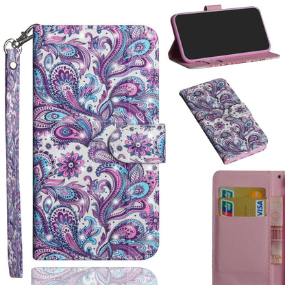 3D Painting Pattern Horizontal Flip TPU + PU Leather Case with Holder & Card Slots & Wallet, For iPhone 12 Pro Max, For Xiaomi Redmi 9