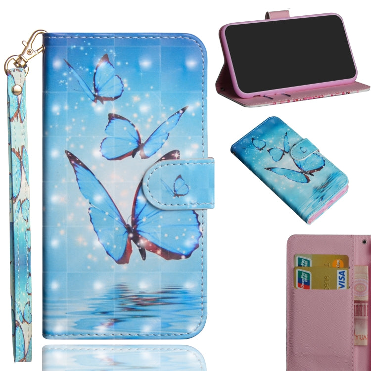 3D Painting Pattern Horizontal Flip TPU + PU Leather Case with Holder & Card Slots & Wallet, For Nokia 5.3, For Samsung Galaxy Note 20