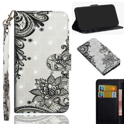 3D Painting Pattern Horizontal Flip TPU + PU Leather Case with Holder & Card Slots & Wallet, For Nokia 5.3, For Samsung Galaxy Note 20