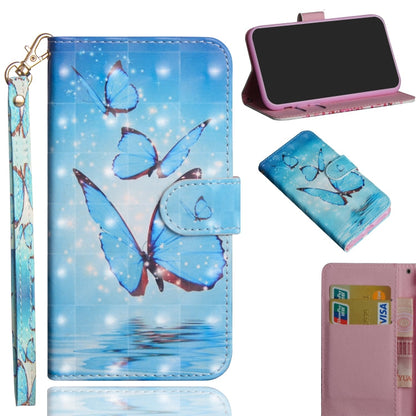 3D Painting Pattern Horizontal Flip TPU + PU Leather Case with Holder & Card Slots & Wallet, For Nokia 5.3, For Samsung Galaxy Note 20