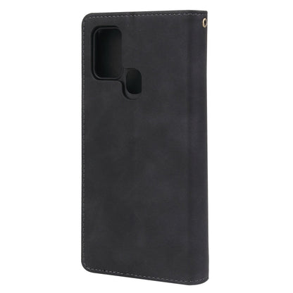 Multifunctional Retro Frosted Horizontal Flip Leather Case with Card Slot & Holder & Zipper Wallet & Photo Frame & Lanyard, For Samsung Galaxy A21s, For Samsung Galaxy Note20 Ultra, For Samsung Galaxy Note20