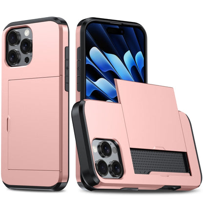 Shockproof Armor Phone Case with Card Slot, For iPhone Air, For iPhone 16 Pro Max