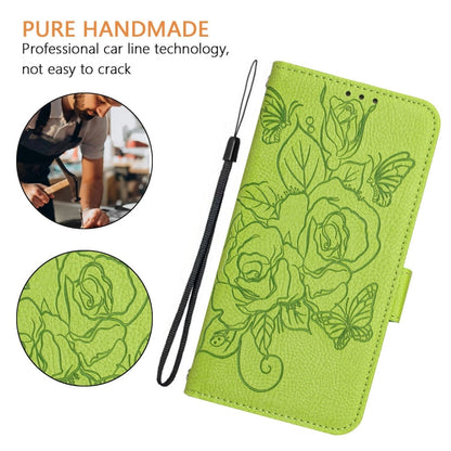 Embossed Rose RFID Anti-theft Leather Phone Case, For iPhone 13 mini, For iPhone 12  / 12 Pro, For iPhone 12 Pro Max, For iPhone 12 mini