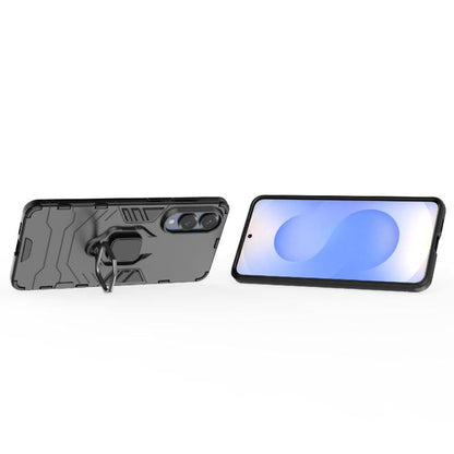 PC + TPU Shockproof Protective Phone Case with Magnetic Ring Holder, For Samsung Galaxy S25 Edge 5G, For Samsung Galaxy S25 5G, For Samsung Galaxy S25+ 5G, For Samsung Galaxy S25 Ultra 5G, For Samsung Galaxy S24 FE 5G