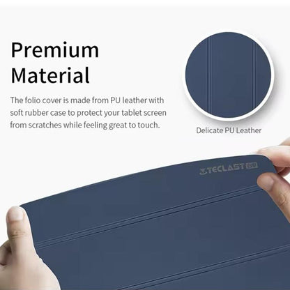 Anti-slip Texture Smart Tablet Leather Folio Case, For Teclast P50AI, For Teclast T65 Max, For Teclast T50 HD / T50 Max