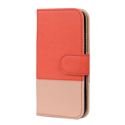 Splicing Color Horizontal Flip Leather Case with Holder & Photo Frame & Card Slots & Wallet, For iPhone 12 mini, For iPhone 12 / 12 Pro