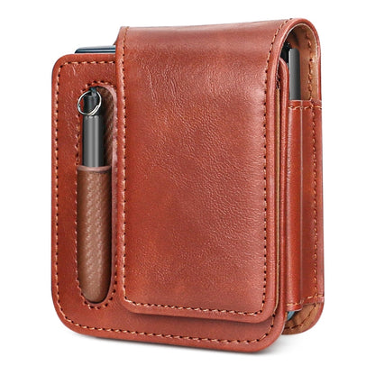 VIETAO Retro Thinking Series PU Shockproof Phone Bag, Without Pen, For Samsung Galaxy Z Flip 3 / 4 / 5 / 6, For Samsung Galaxy Z Fold 3 / 4 / 5 / 6