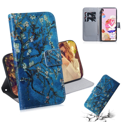 Coloured Drawing Horizontal Flip Leather Case, with Holder & Card Slots & Wallet, For LG K51S, For LG K61