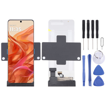 Original Foldable LTPO AMOLED LCD Screen with Digitizer Full Assembly, For Motorola Razr 50 Ultra, For Motorola Razr 50