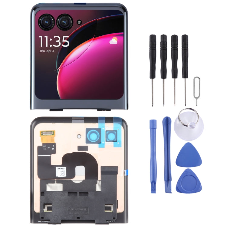 Original LCD Secondary Screen with Digitizer Full Assembly, For Motorola Razr 50 Ultra, For Motorola Razr 40 Ultra