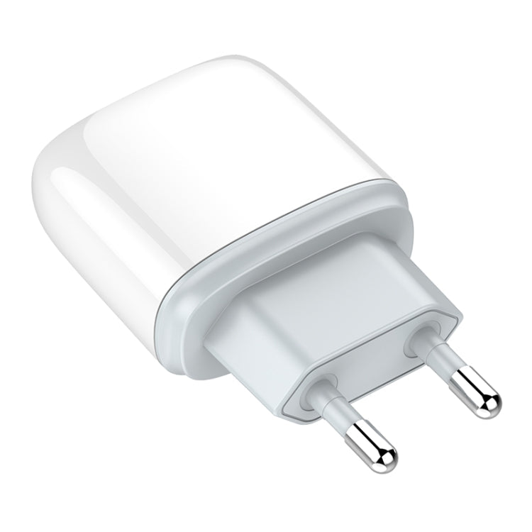 LDNIO Q229 QC3.0 / PD20W USB + Type-C Fast Charger with 1m USB to 8 Pin Cable, EU Plug, UK Plug, US Plug