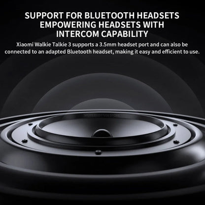 Original Xiaomi IP65 Waterproof UV Dual Band Walkie Talkie 3, Xiaomi Walkie Talkie 3