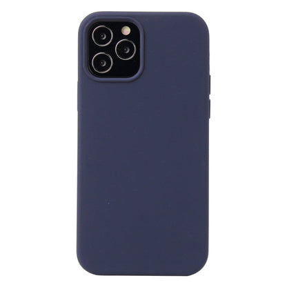 Solid Color Liquid Silicone Shockproof Protective Case, For iPhone 12 mini