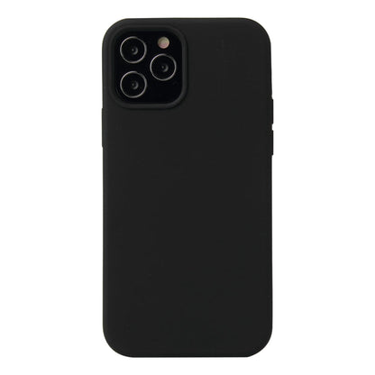 Solid Color Liquid Silicone Shockproof Protective Case, For iPhone 12 / 12 Pro