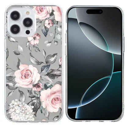 Colorful Painting Pattern TPU Phone Case, For iPhone 16 Pro Max, For iPhone 16 Pro