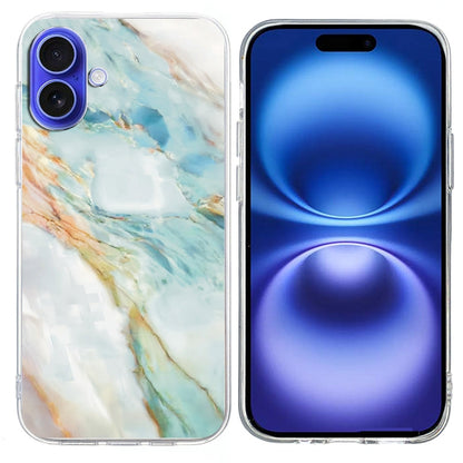 Colorful Painting Pattern TPU Phone Case, For iPhone 16 Plus, For iPhone 16