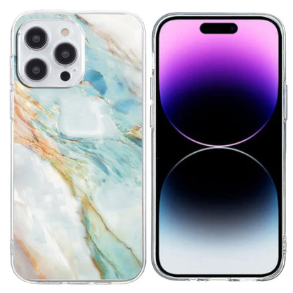 Colorful Painting Pattern TPU Phone Case, For iPhone 15 Pro Max, For iPhone 15 Pro