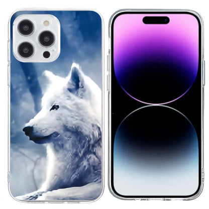 Colorful Painting Pattern TPU Phone Case, For iPhone 15 Pro Max, For iPhone 15 Pro