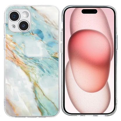 Colorful Painting Pattern TPU Phone Case, For iPhone 15 Plus, For iPhone 15