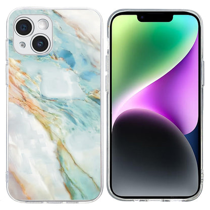 Colorful Painting Pattern TPU Phone Case, For iPhone 14 Plus, For iPhone 14