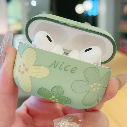 Oil Painting Floral Matte Earphones Protective Case, For AirPods 4, For AirPods Pro 2, For AirPods 3, For AirPods Pro, For AirPods 1 / 2