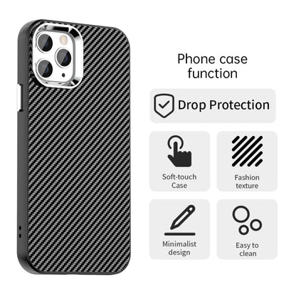Carbon Fiber Series IMD Phone Case, For iPhone 11 Pro Max, For iPhone 11, For iPhone 11 Pro
