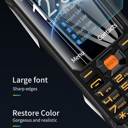 Q9-1 4G Elder Keypad Rugged Phone, 3.5 inch, 4500mAh, 21 Keys, SOS, FM, Network: 4G, Dual SIM