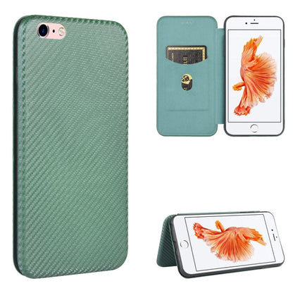 Carbon Fiber Texture Magnetic Horizontal Flip TPU + PC + PU Leather Case with Card Slot, For iPhone 11 Pro, For iPhone 6 / 6s, For iPhone 6 Plus / 6s Plus, For iPhone 11 Pro Max
