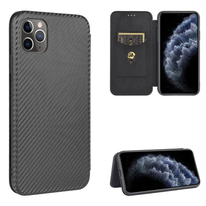 Carbon Fiber Texture Magnetic Horizontal Flip TPU + PC + PU Leather Case with Card Slot, For iPhone 11 Pro, For iPhone 6 / 6s, For iPhone 6 Plus / 6s Plus, For iPhone 11 Pro Max