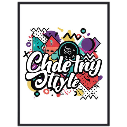 Graffiti Decorative Painting with PS Frame Print On Your Demand, 15x20cm, 20x20cm, 30x30cm, 40x40cm, 50x50cm, 60x60cm, 70x70cm, 80x80cm, 90x90cm
