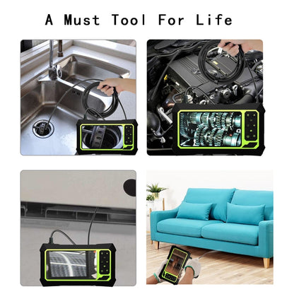 5.5mm 1080P IP68 Waterproof 4.3 inch Screen Single Camera Digital Endoscope, 7m, 5m, 2m