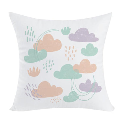 Clouds Printed Sofa Pillow Case No Core Print On Your Demand, 50x50cm, 60x60cm