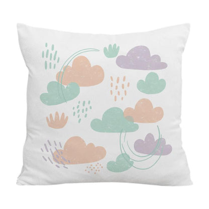 Clouds Printed Sofa Pillow Case No Core Print On Your Demand, 50x50cm, 60x60cm