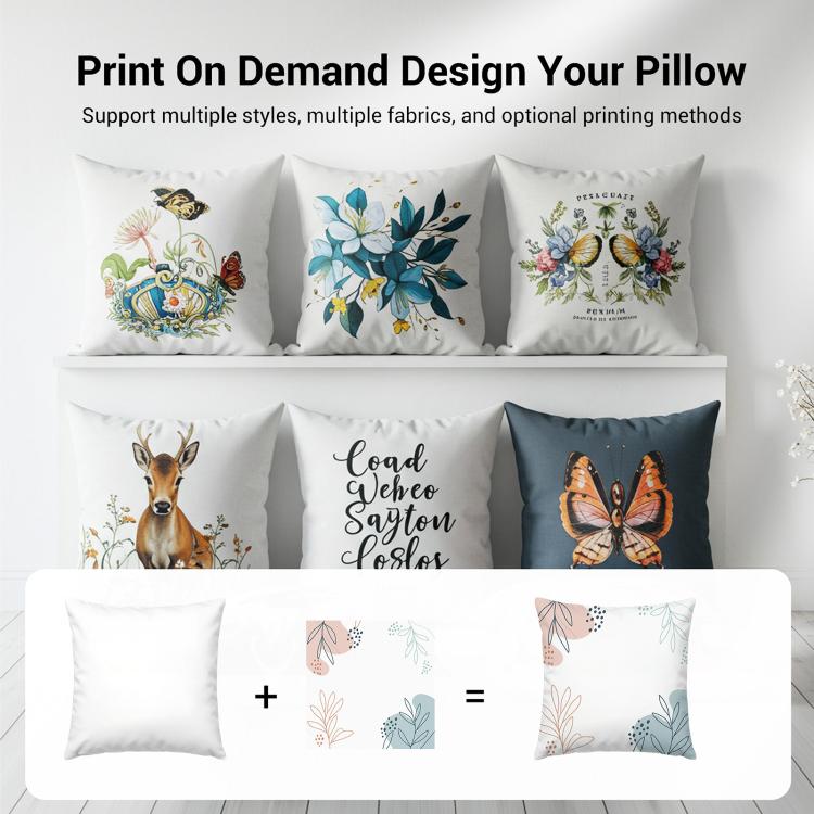 Clouds Printed Sofa Pillow Case No Core Print On Your Demand, 50x50cm, 60x60cm