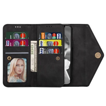 Skin Feel Zipper Horizontal Flip Leather Case with Holder & Card Slots & Photo Frame & Lanyard & Long Rope, For iPhone 6, For iPhone 6 Plus, For iPhone 7 / 8 / SE (2020), For iPhone 7 Plus / 8 Plus