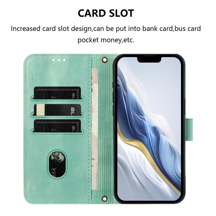 Line Splicing Buckle Retro Leather Phone Case, For iPhone 11 Pro Max, For iPhone 11, For iPhone 11 Pro