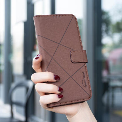 Geometric Pattern RFID Leather Phone Case, For iPhone 12 Pro Max, For iPhone 11 Pro Max, For iPhone 11, For iPhone 11 Pro