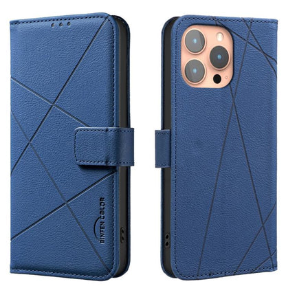 Geometric Pattern RFID Leather Phone Case, For iPhone 6 / 7 / 8 / SE, For iPhone 13 Pro Max, For iPhone 13 Pro, For iPhone 12 / 12 Pro