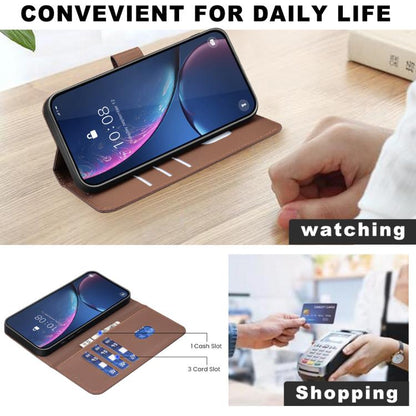 Geometric Pattern RFID Leather Phone Case, For iPhone 15, For iPhone 13 / 14, For iPhone 14 Pro, For iPhone 14 Pro Max